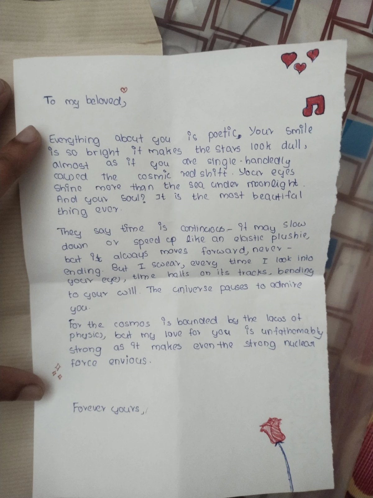 First try at Love letter 💌